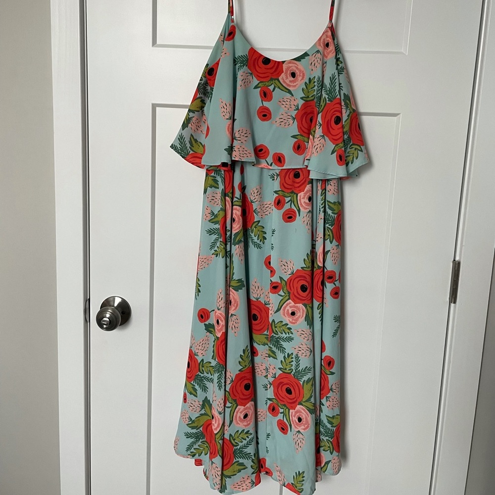 Paper Crown x Rifle Paper Co Floral Midi Dress - Picture 3 of 3